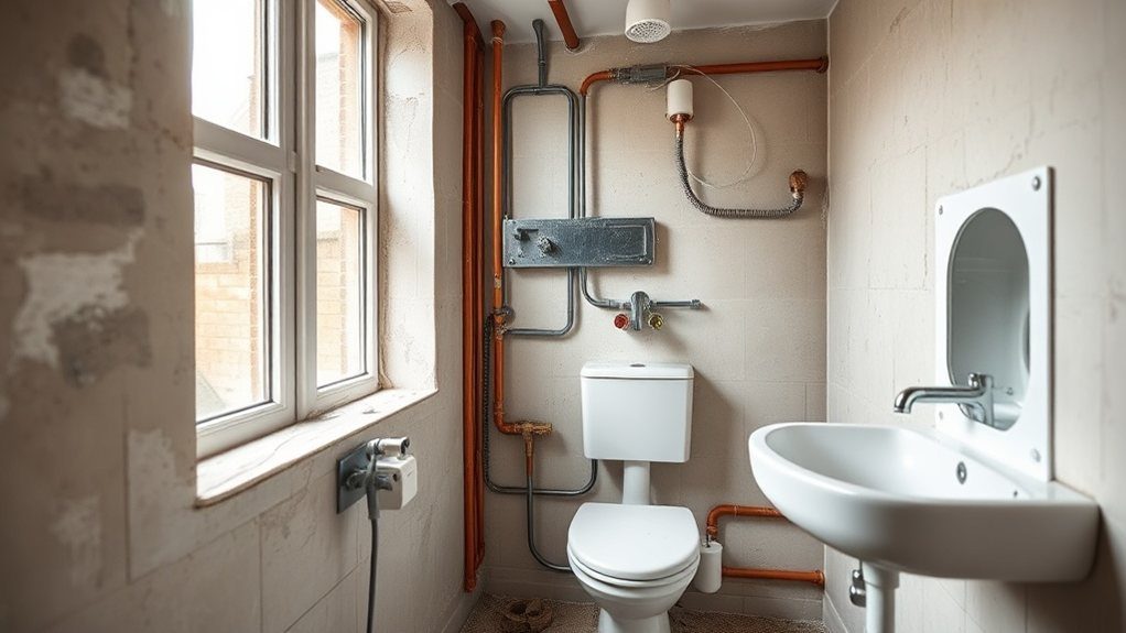 Bathroom Plumbing and Electrics in Merton